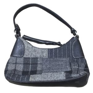 Black & Gray Plaid Frankie & Johnnie Purse Bag